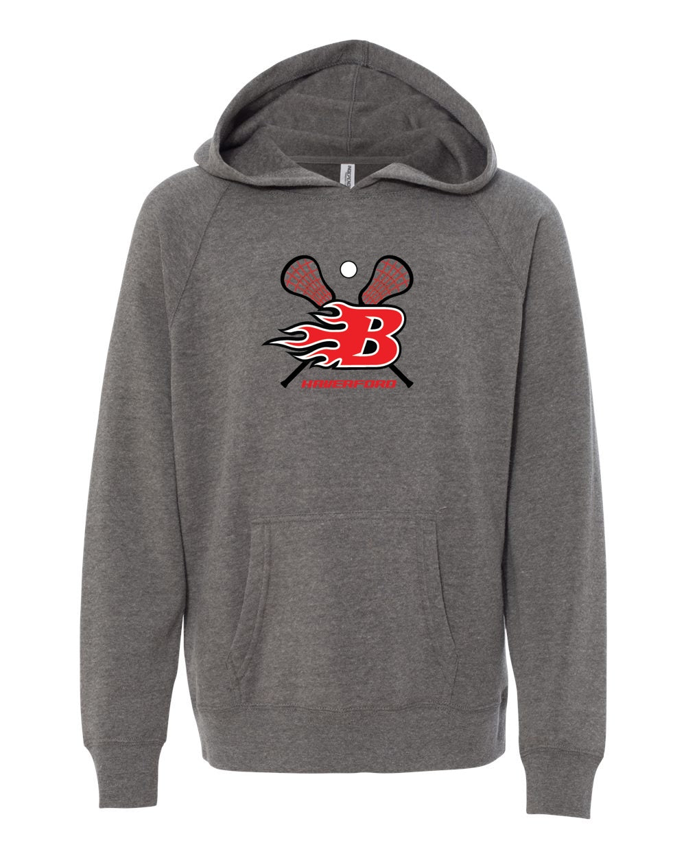 Blaze Crosscheck Gray Hoodie (Youth)